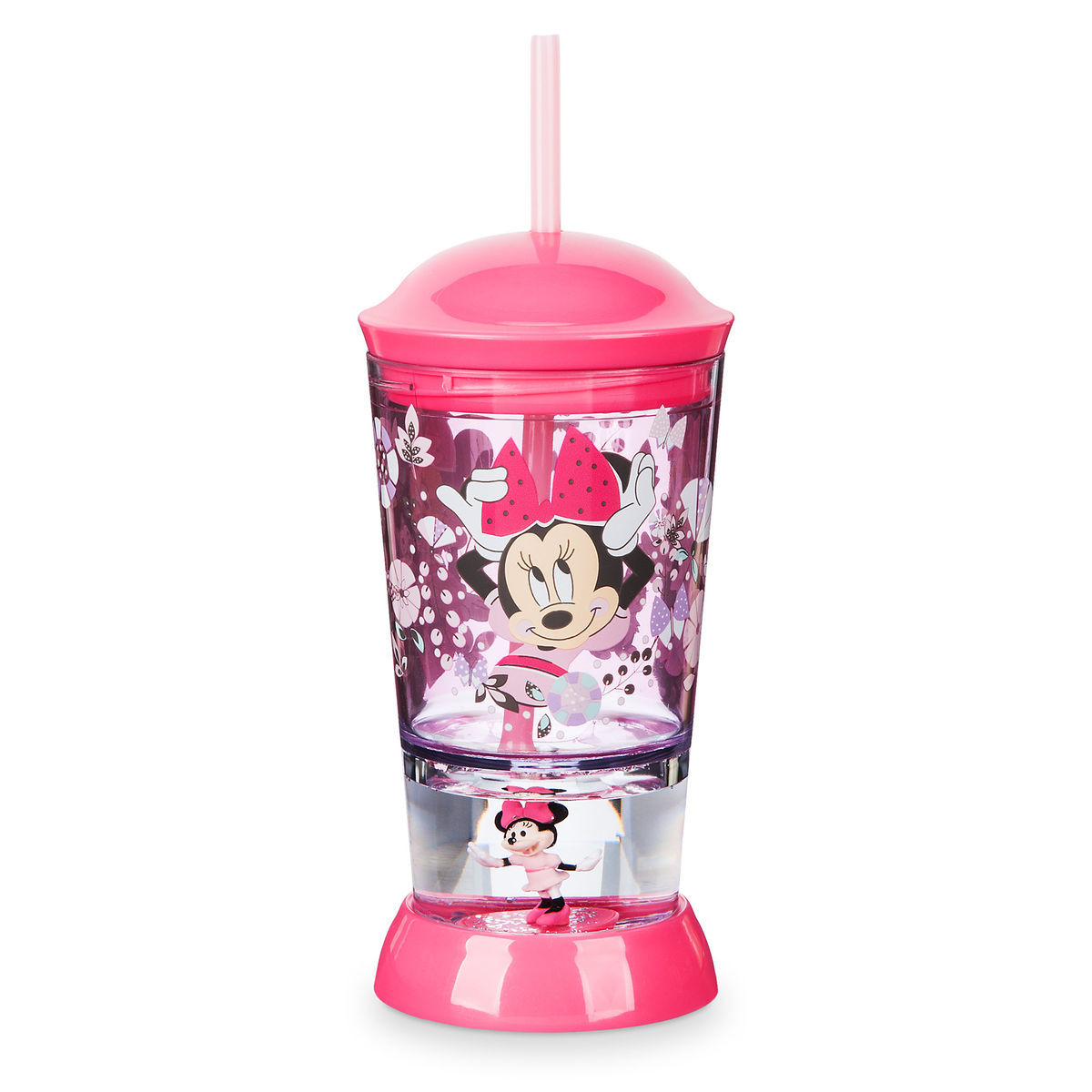 แก้วน้ำทรงโดมพร้อมหลอดดื่ม Disney Minnie Mouse Dome Tumbler