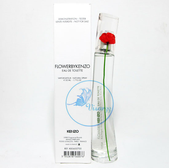 (กล่อง Tester ลดพิเศษ) Kenzo Flower by Kenzo EDT 50 mL น้ำหอมเคนโซ ดอกไม้แดง หอมสไตล์สบายๆ น่าคลอเคลีย น่าอยู่ใกล้ด้วยนานๆ