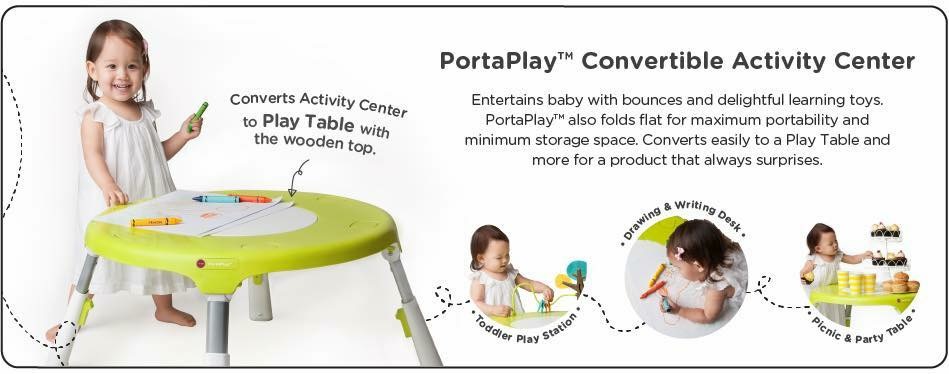 โต๊ะกิจกรรมเด้งดึ๋งอเนกประสงค์ Oribel Portaplay Convertible Activity Center