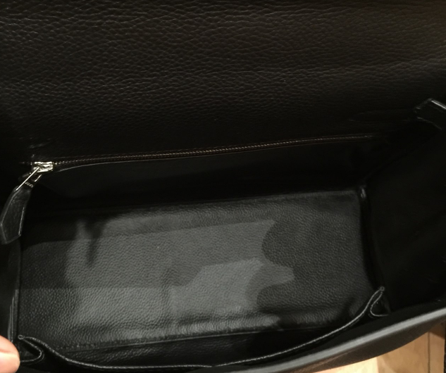 กระเป่า hm kelly togo 28 cm สีดำ