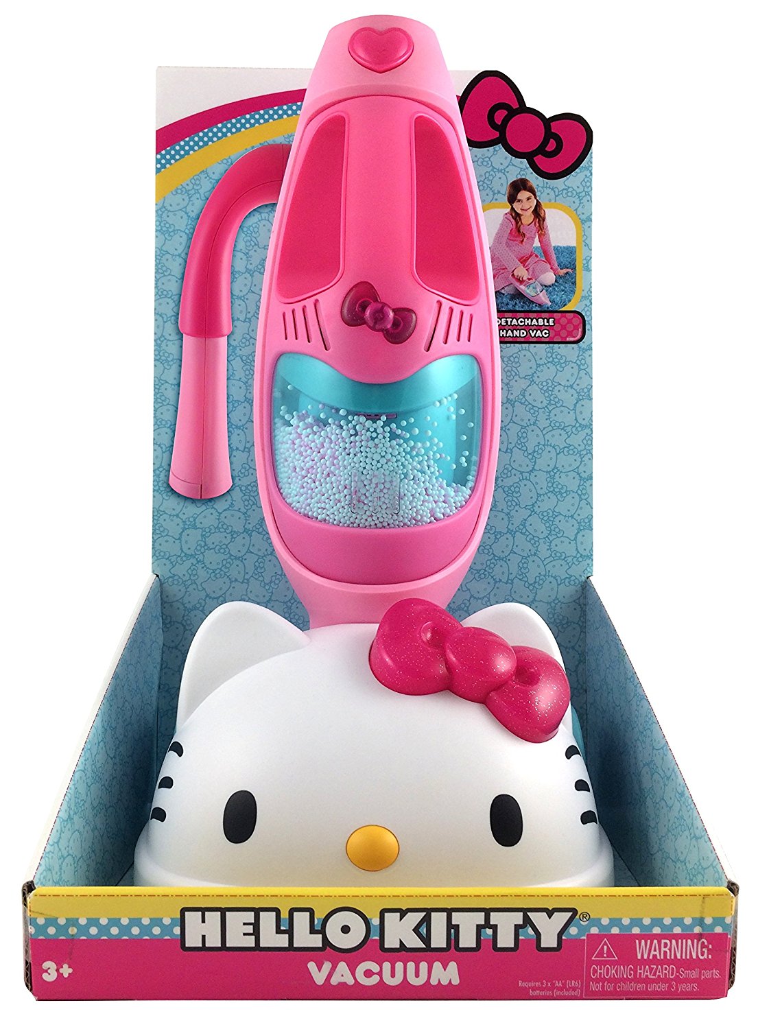 เครื่องดูดฝุ่นจำลองแสนน่ารัก Just Play Hello Kitty Vacuum Cleaner Playset