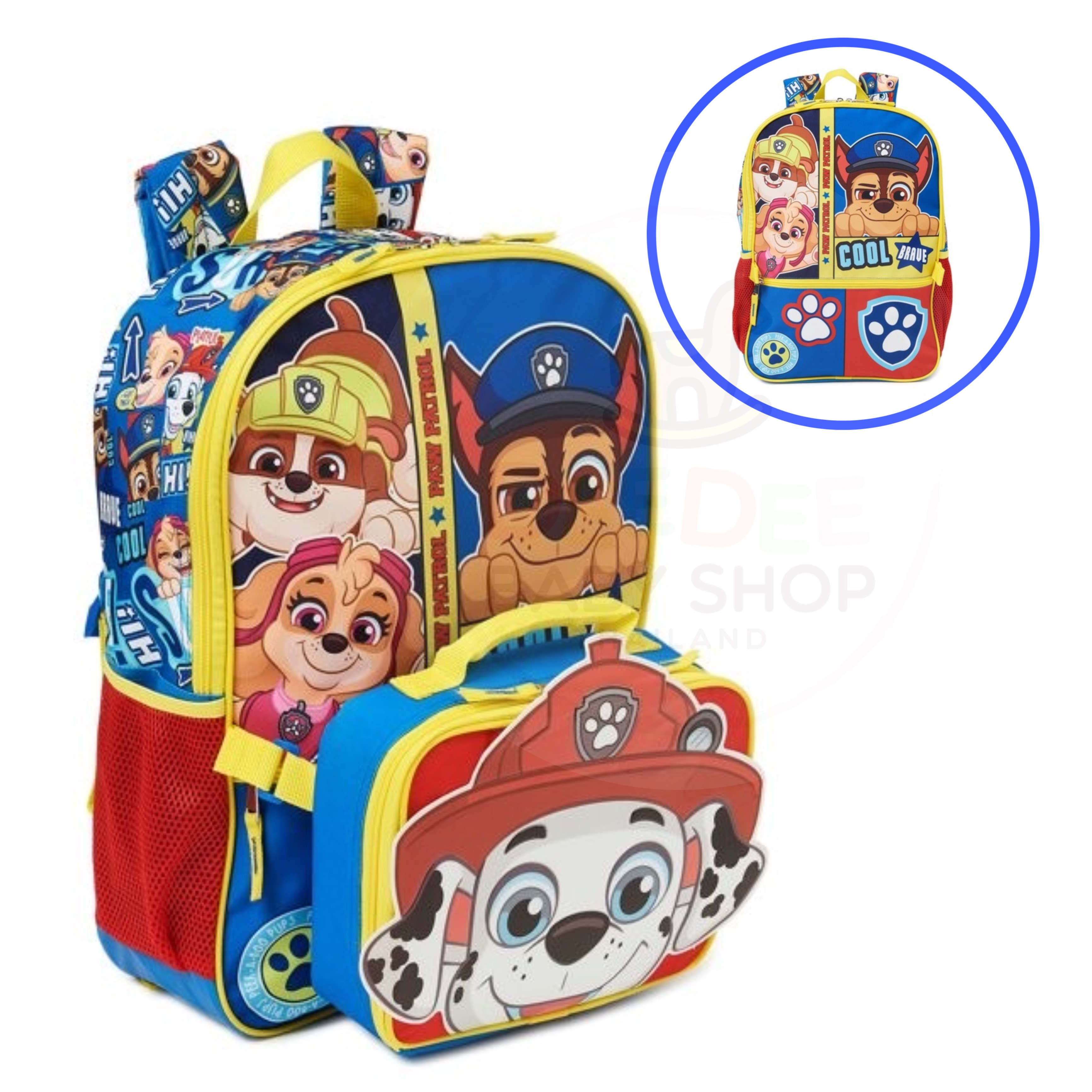 กระเป๋าเป้สะพายหลังพร้อมกระเป๋าอาหาร Spin Master Paw Patrol Peek-A-Pup Backpack with Lunch Bag