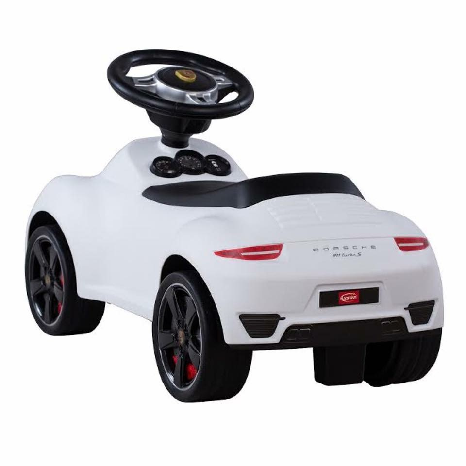 รถซุปเปอร์คาร์ขาไถลิขสิทธิ์แท้ของรถยนต์ Porsche รุ่น Porsche 911 Turbo Push Car - White