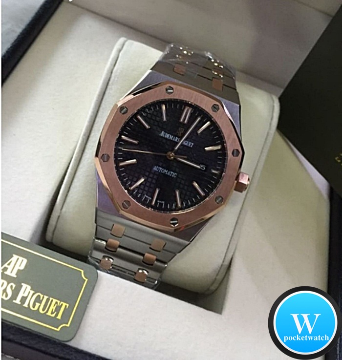 นาฬิกา Audemars Piguet Royal Oak 15400 แสตนเลสแท้ หน้าดำ