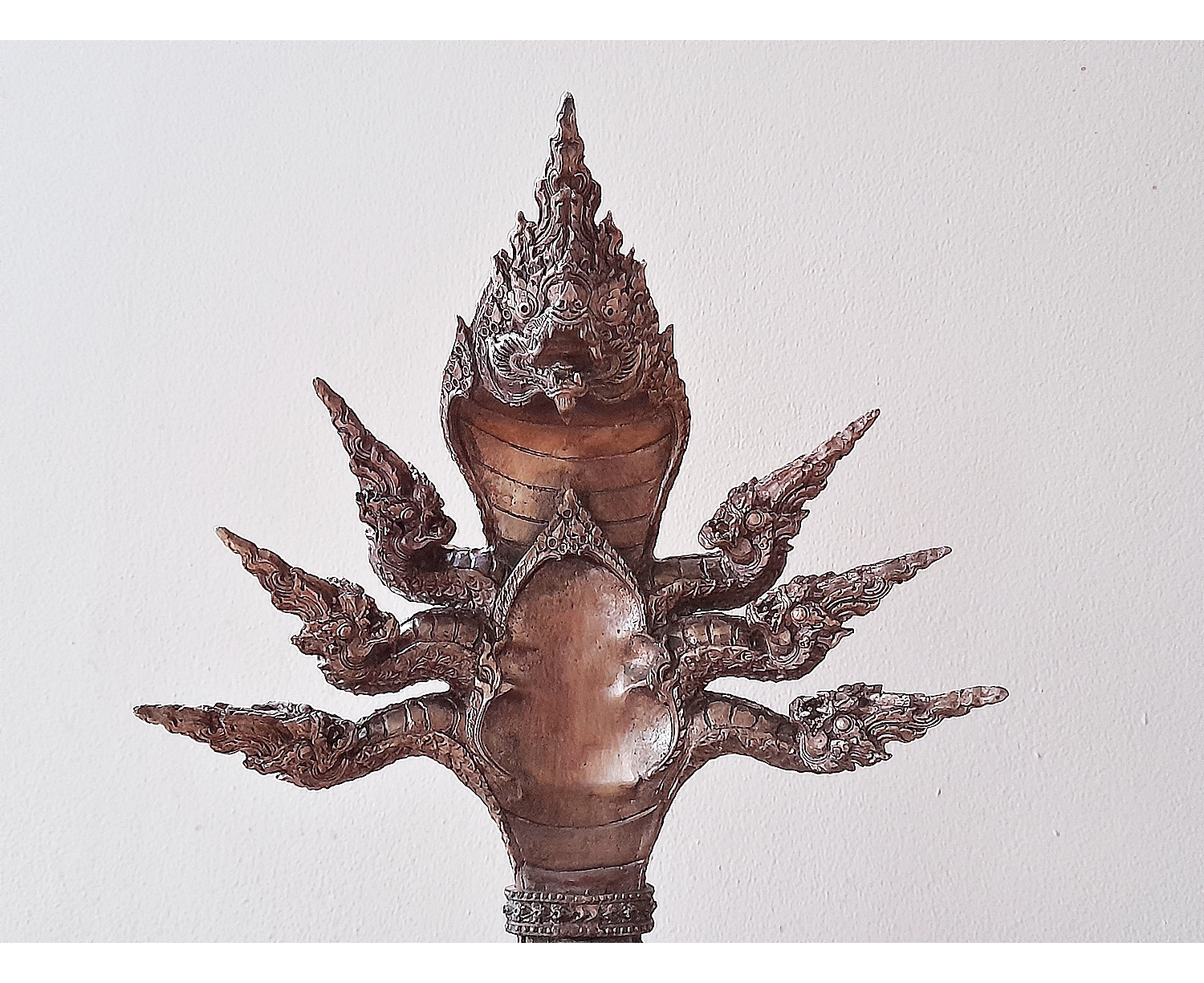 รูปหล่อ พระพุทธรูป สมเด็จองค์ปฐม ทรงเครื่องจักพรรดิ์ ปางพระนาคปรก (พระพุทธวิโมกข์มุนี หน้าตัก 5นิ้ว) ปี2560 #รับประกันแท้ - หลวงพ่อหนุน วัดพุทธโมกข์