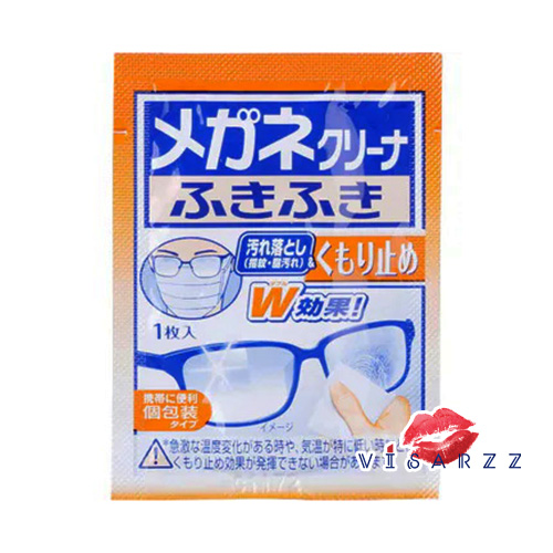 (ฝาเขียว รุ่นกันฝ้า) Kobayashi Clear Wipe Lens Cleanser Anti-Fog 1 กล่อง 40 แผ่น ผ้าเช็ดเลนส์แว่น เลนส์กล้อง สะดวกพกพา ทำความสะอาดได้กับทุกอุปกรณ์