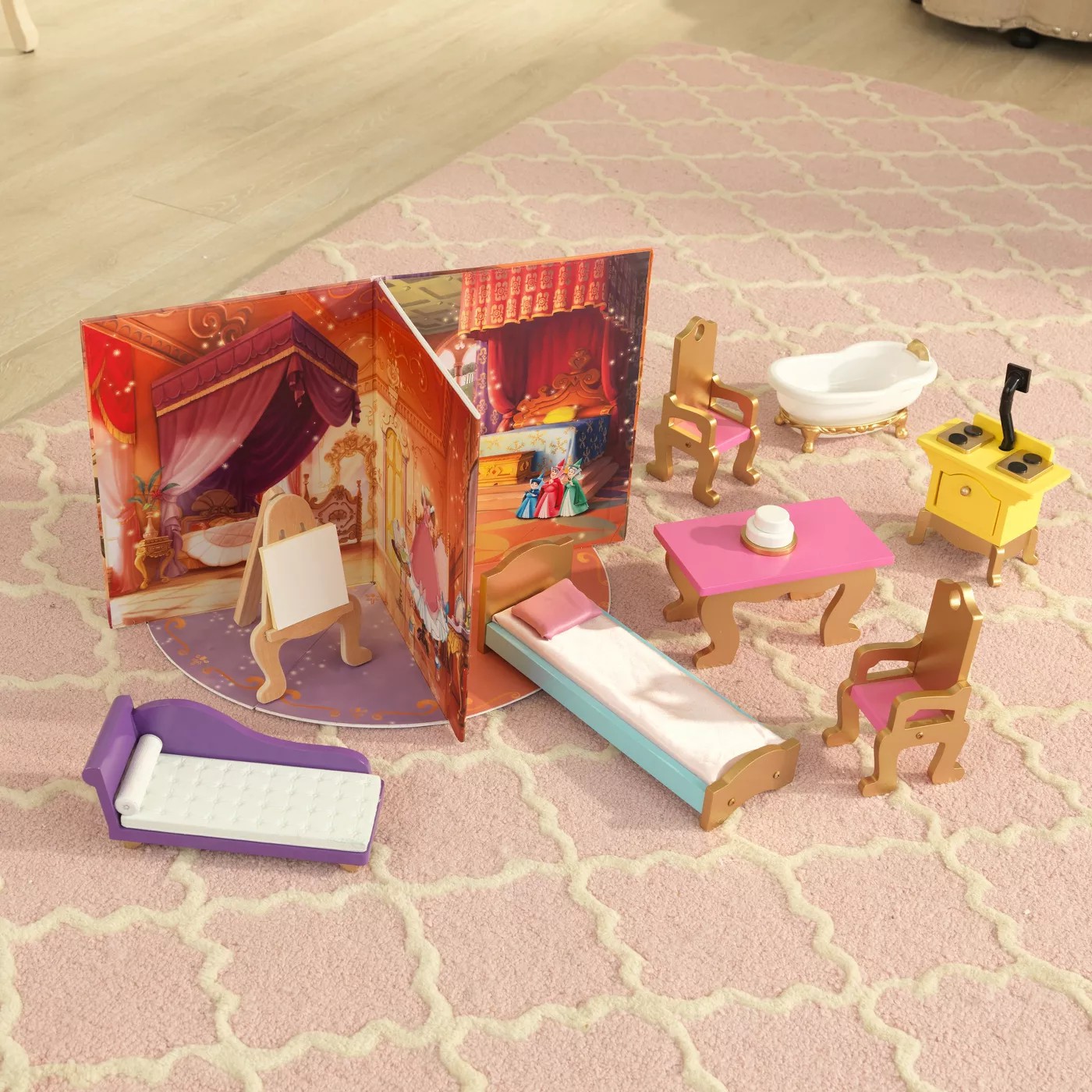 บ้านตุ๊กตาทรงปราสาทเจ้าหญิง KidKraft Disney Princess Royal Celebration Dollhouse