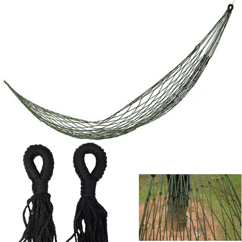 เปลญวณเชือกถักแบบตาข่าย