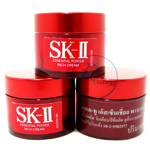 (Tester) SK-II Essential Power Rich Cream 15 g. เพิ่มประสิทธิภาพให้เหนือกว่าด้วยสารสกัด Acanax Complex เข้มข้น และ Pitera TM