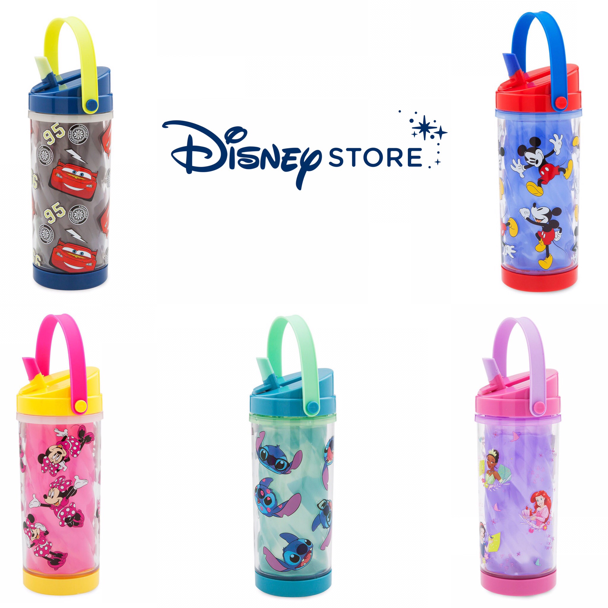 กระติกน้ำเปลี่ยนสีได้สำหรับเด็ก Disney Cars Lightning McQueen Color Changing Water Bottle