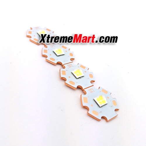 หลอด LED XLamp Cree XHP-50 6V แสงสีขาว 6000K ฐานทองแดง 20mm