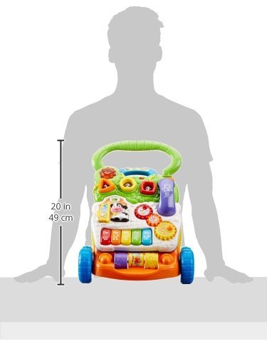 รถผลักเดินปรับหนืดได้ VTech Sit-To-Stand Learning Walker (Orange)