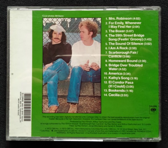 CD Simon and Garfunkel's Greatest Hits