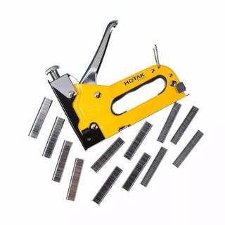 HOTAK เครื่องยิงแม็ก แม็กซ์ยิงบอร์ด แม๊กยิงไม้ตัวใหญ่ Stappleสแตปเปิ้ลยิงบอร์ด สำหรับงานหนักพร้อมลูกแม๊กซ์1กล่อง