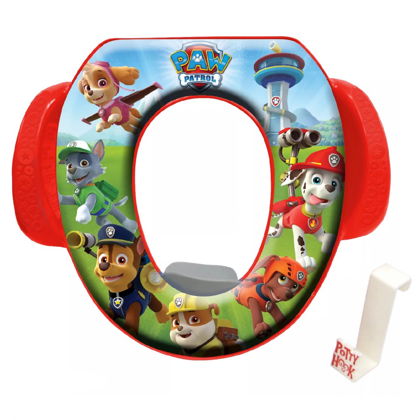 อุปกรณ์รองนั่งชักโครกสำหรับเด็ก Ginsey Paw Patrol Soft Potty Seat
