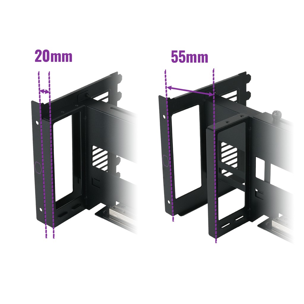 ที่ยึดการ์ดจอแนวตั้ง COOLERMASTER UNIVERSAL VERTICAL GPU HOLDER KIT VER.2 ของแท้ (PCI-E 3.0 x16) (PCI-E 4.0 x16)