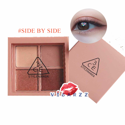 3CE Mini Multi Eye Color Palette #Side by Side อายชาโดว์พาเลท 4 สีสวยให้ดวงตาของคุณมีมิติ แต่งได้หลายสไตล์ หลายโอกาส เข้าได้กับทุกเฉดสีผิว
