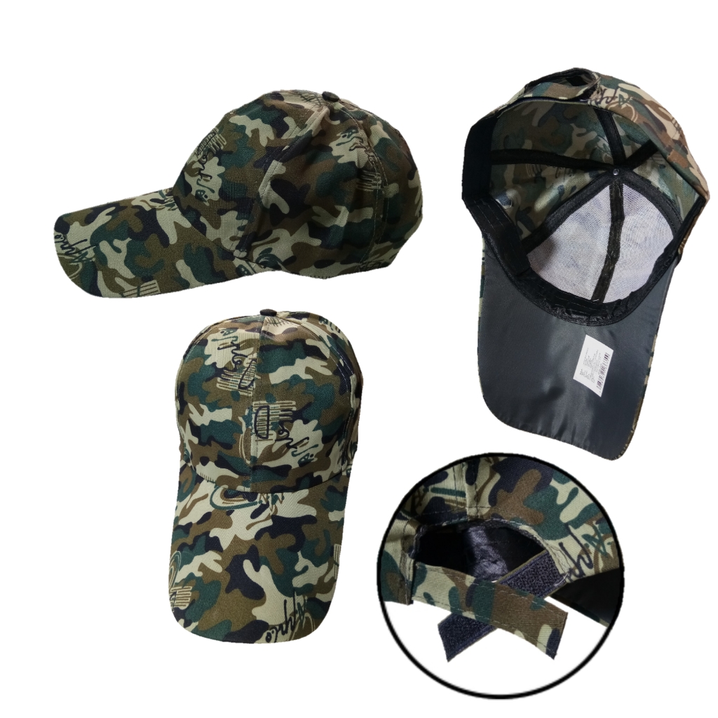 หมวกแก๊ปลายทหาร หมวกเบสบอล หมวกลายพราง