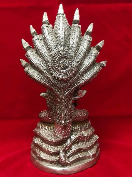 รูปหล่อ พระพุทธรูป ปางนาคปรก สองกษัตริย์ เนื้อทองเหลือง (หน้าตัก5นิ้ว)