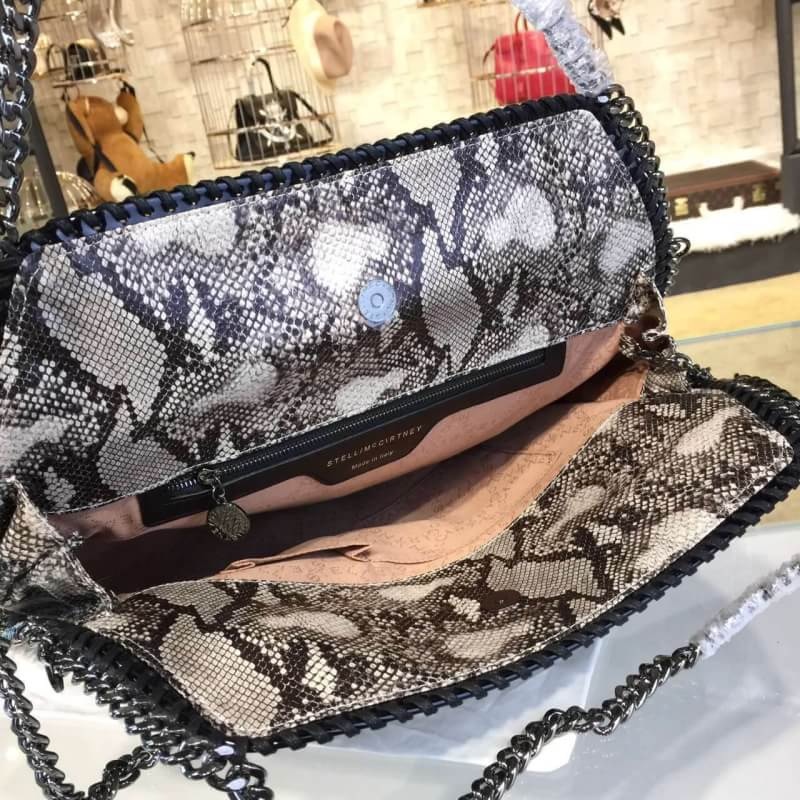 กระเป๋า stella falabella bag ลายหนังงู