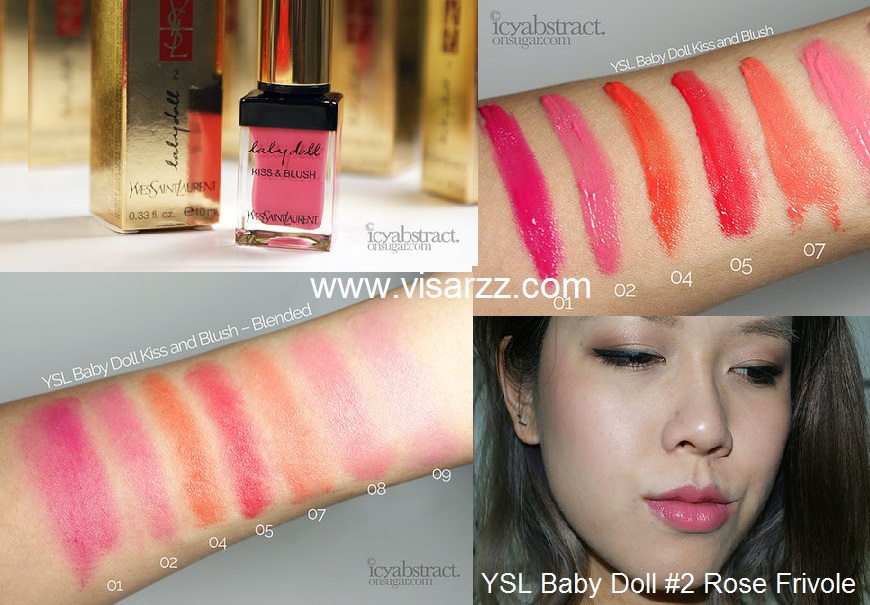 YSL Baby Doll Kiss & Blush # 2 Rose Frivole