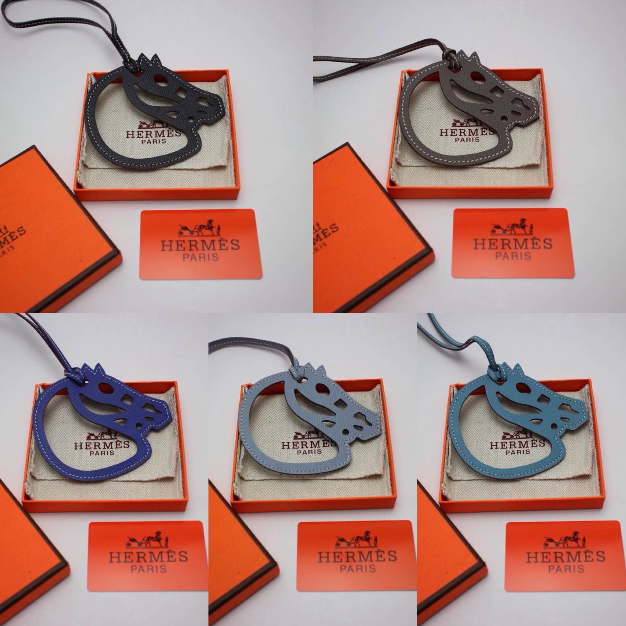 ที่คล้อง ที่ห้อย กระเป๋า hm epsom leather รูปม้า มีหลายสี สต๊อกเปลี่ยนตลอดสอบถามได้ค่ะ