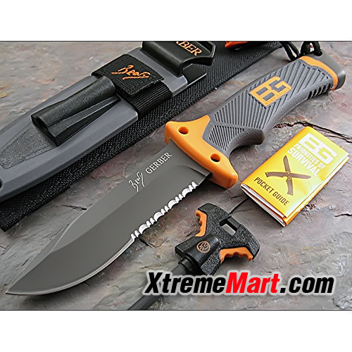 มีดใบFixed GERBER BEAR GRYLLS ULTIMATE FIXED BLADE Knife Model BG-31-000751 ของแท้ 100% นำเข้าจาก USA