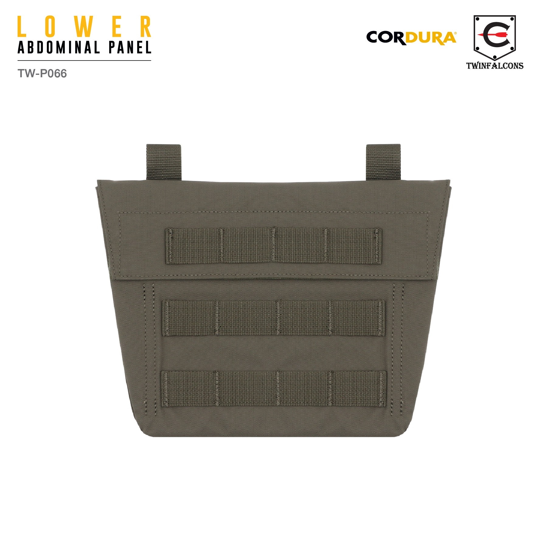 🇹🇭⫸ ซองใส่เพลทขาหนีบ Lower Abdominal Panel ( Twinfalcons ) [ TW-P066 ]