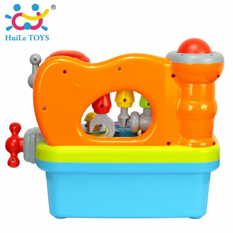 โต๊ะอุปกรณ์นักประดิษฐ์ตัวน้อย Huile Toys Little Artisan Game Workshop