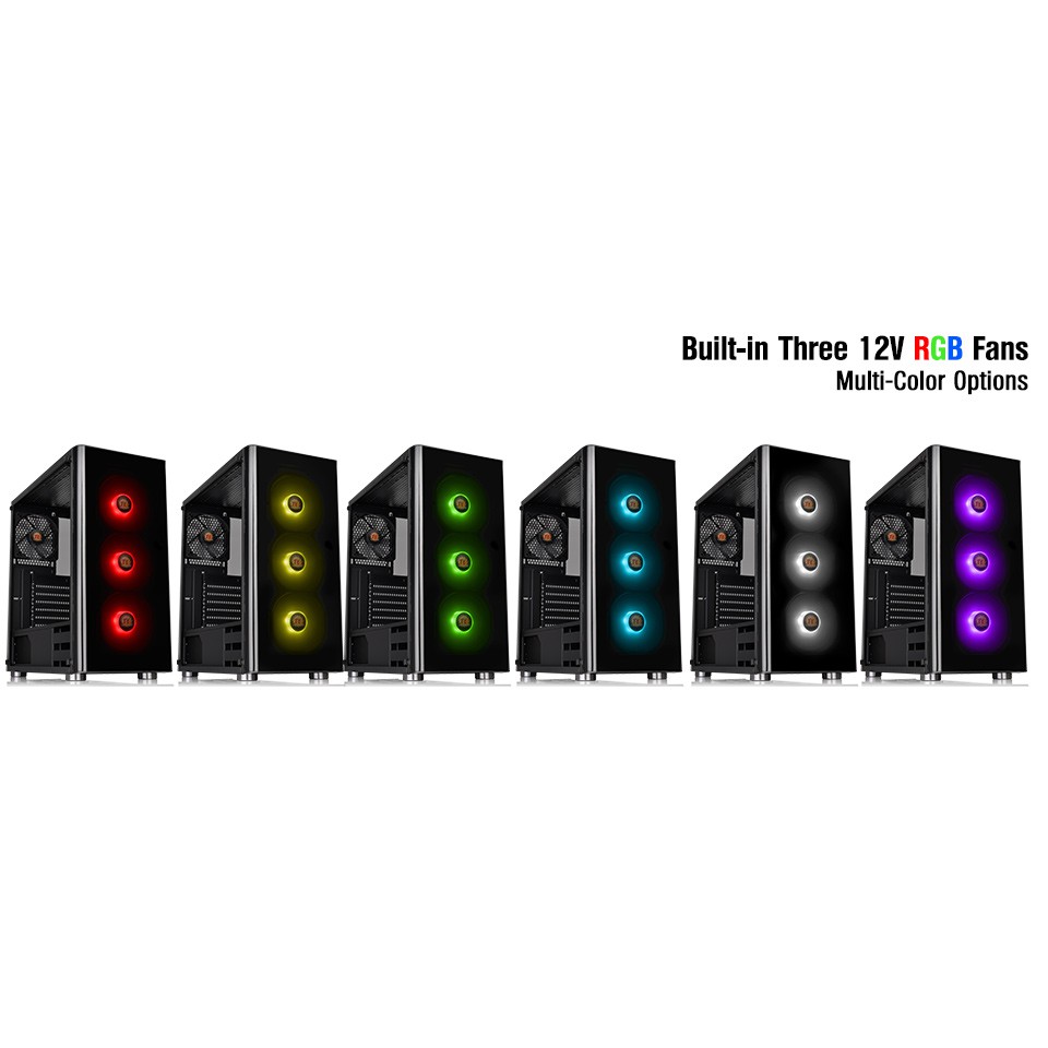 CASE THERMALTAKE V200 TEMPERED GLASS RGB EDITION