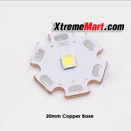 หลอด LED CREE XP-L XPL V5 แสงขาว 6500K 20mm ฐานทองแดง Cool White LED max 1079LM with 20mm Cooper Star pcb