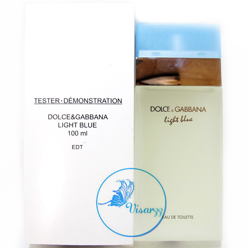 (กล่อง Tester ลดมากกว่า 45%) Dolce & Gabbana Light Blue EDT 100 mL ขายดีที่สุดของ D&G กลิ่นหอมสดชื่นหัวใจ ไม่ฉุน กลิ่นเบาๆสบาย