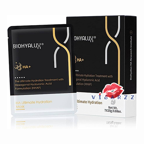 (แยกขาย 1 แผ่น) Biohyalux HA Ultimate Hydration Mask 25g มาส์กแผ่นบำรุงผิวชุ่มชื้นอย่างเต็มประสิทธิภาพ ด้วยพลังการเติมน้ำให้ผิวจาก HHAF มอบการบำรุงล้ำลึกทุกชั้นผิว พร้อมพลังการบำรุงให้ผิวกระจ่างใส ปลอบประโลมผิวจากมลภาวะ และเติมน้ำให้ผิวด้วย Niac