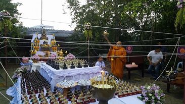 กุมารทอง อมตฤทธิ์ เนื้อทองเหลือง อุดมวลสาร ปี2559 (ขนาดตั้งบูชา หน้าตัก4นิ้ว สูง7นิ้ว) - (หลวงพ่อรักษ์ หลวงปู่ยวง ปลุกเสก)