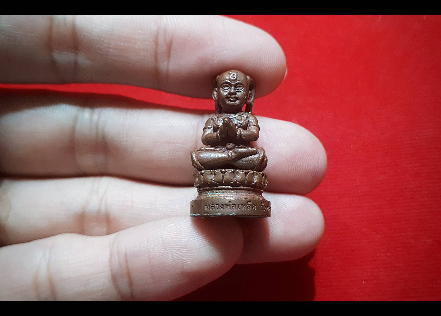 กุมารทอง บันดาลทรัพย์ เนื้อชนวน อุดมวลสาร ไหว้ครู ปี2558 - หลวงพ่อเหลือ วัดขอนชะโงก