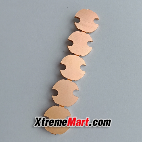 หลอด LED CREE XPL 3535 V5 แสงขาว 6000K 16mm ฐานทองแดง 1100LM High Power LED Lamp(หลอดละ)