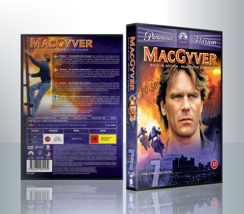 MacGyver Season 7 แม็คไกเวอร์ ยอดคนสมองเพชร ปี 7 ( 2 DVD )