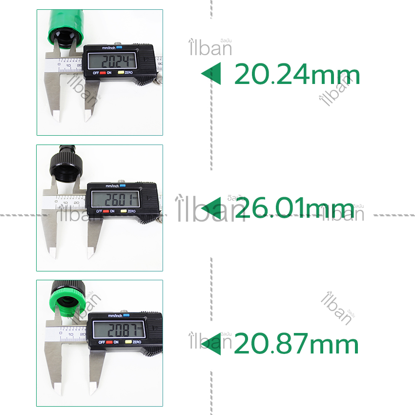 ilban ชุดข้อต่อสวมเร็ว ชุดข้อต่อสวมไว สำหรับท่อ ไมโคร PE 4-6 mm ข้อต่อเกลียวใน 6 หุน Small Hose Connectors SX015