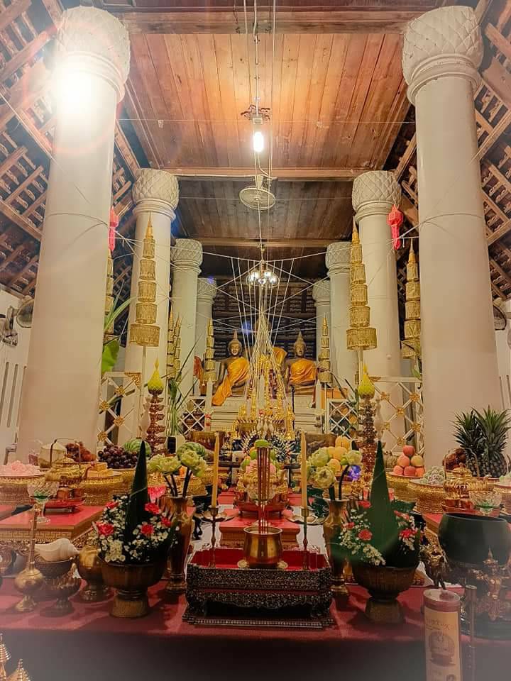 วชิราวุธ(สุดยอดอาวุธของพระอินทร์) ขนาดใหญ่ เนื้อโลหะแร่เงินยวง