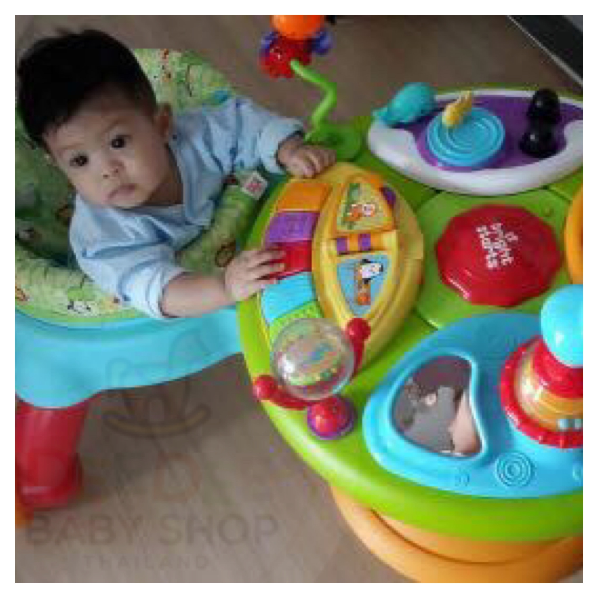 โต๊ะกิจกรรมเสริมพัฒนาการ Bright Starts Around We Go Zippity Zoo 3-in-1 (AWG)