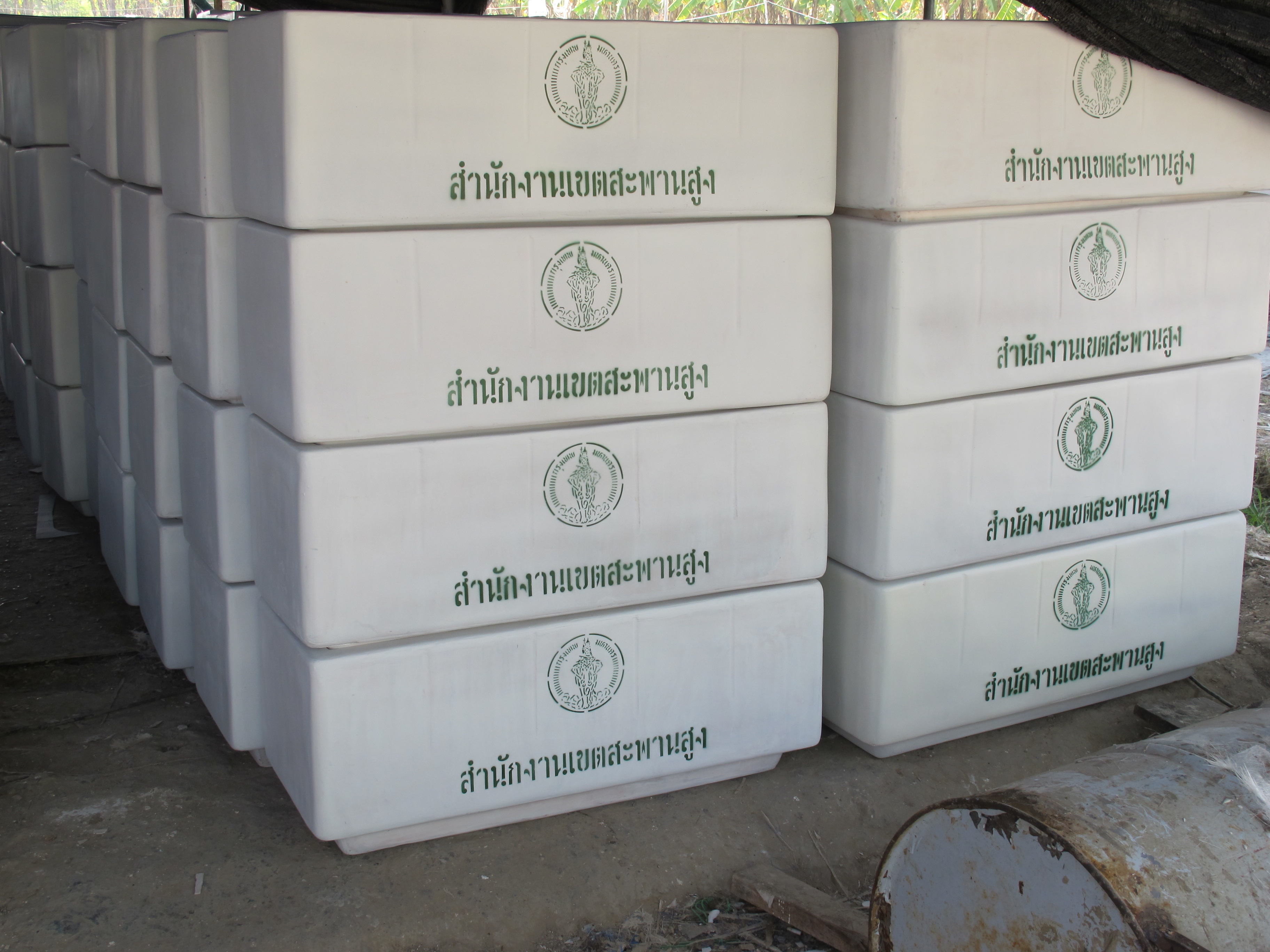 กระถางต้นไม้ไฟเบอร์กลาส สำนักงานเขตต่างๆ
