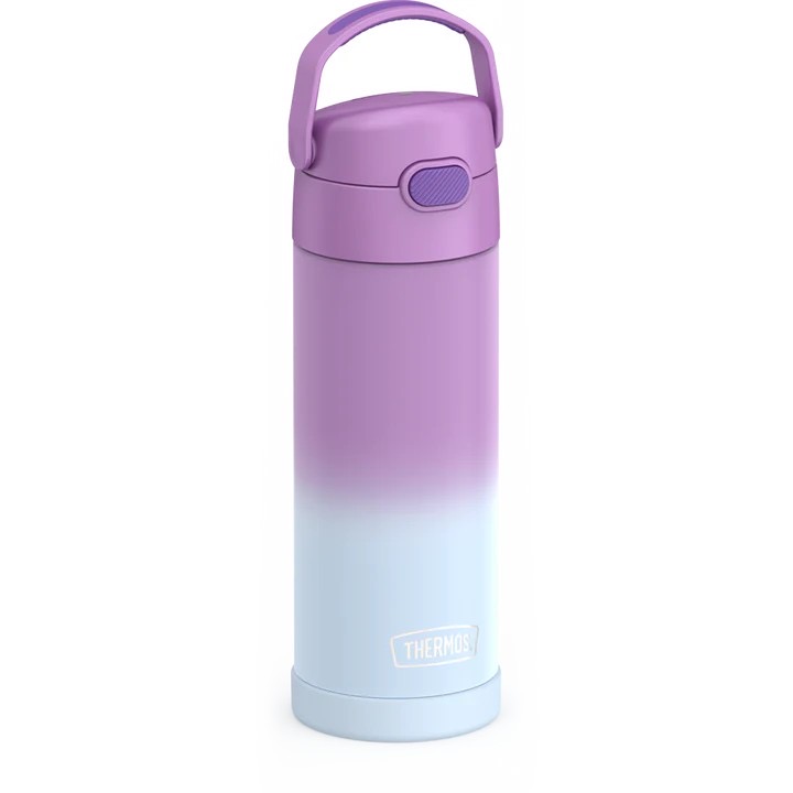 กระติกน้ำสเตนเลสรักษาอุณหภูมิ Thermos Ombre FUNtainer Vacuum Insulated Stainless Steel Bottle 16OZ with Bali Handle (Purple)