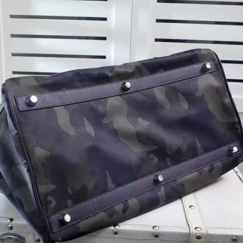 กระเป๋าเดินทาง pd nylon travel bag ลายทหาร 43x26 cm