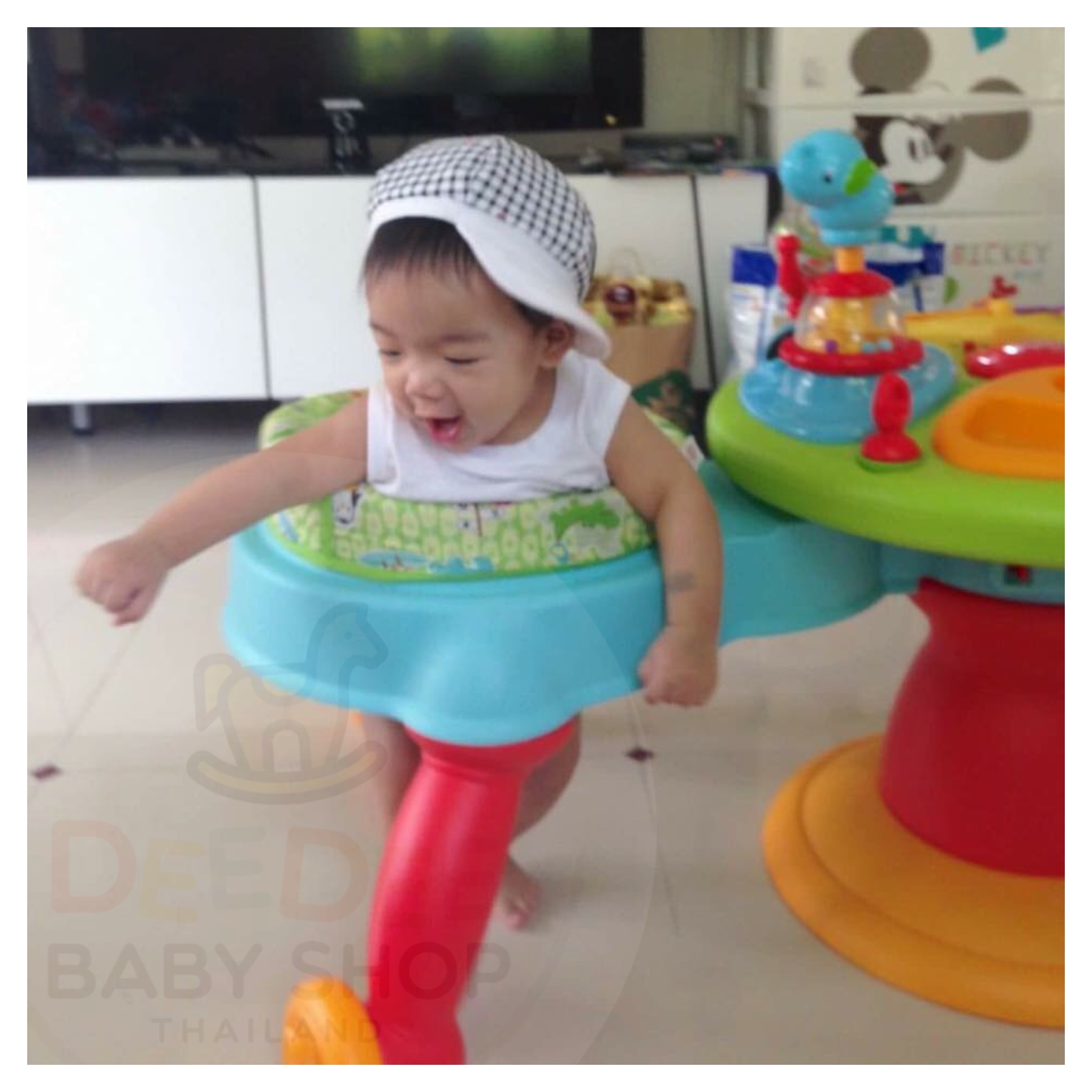 โต๊ะกิจกรรมเสริมพัฒนาการ Bright Starts Around We Go Zippity Zoo 3-in-1 (AWG)