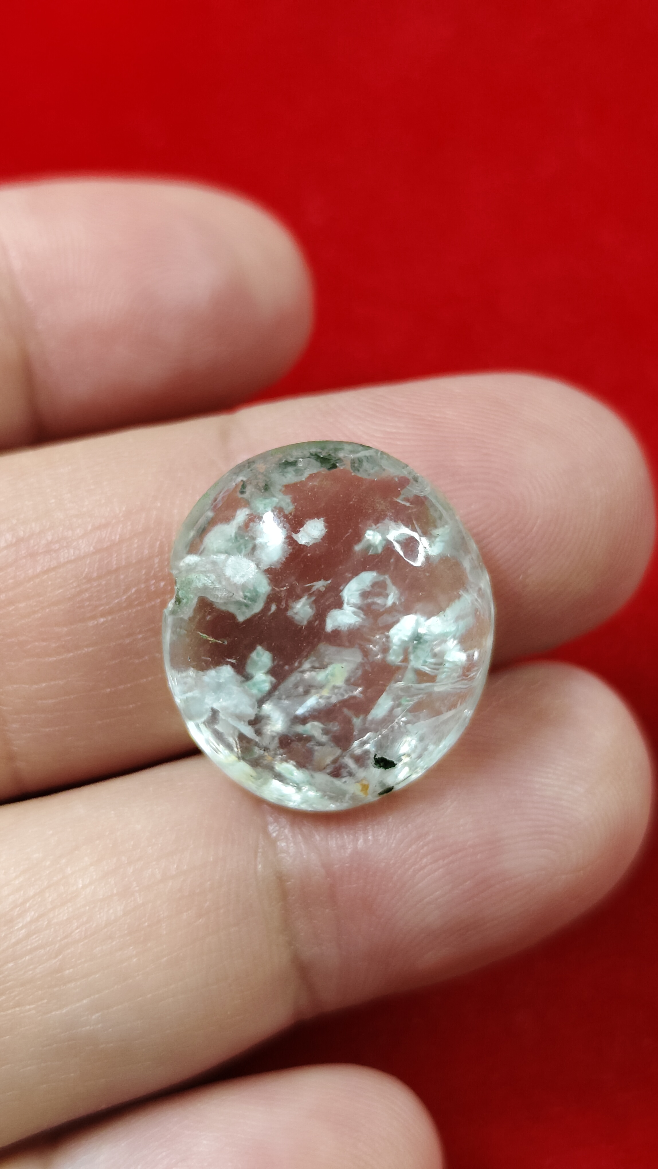 แก้วโป่งข่าม(แก้วปวกพระธาตุ)รหัสg-0035