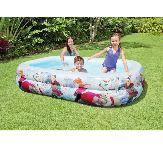สระน้ำเป่าลมสำหรับเด็ก Intex Disney Frozen Swim Center Family Pool