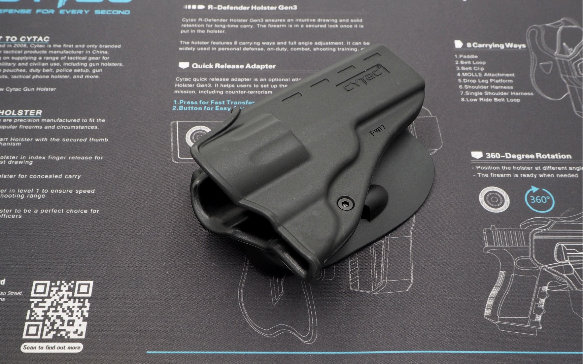 CYTAC thailand ซองพกนอกลูกโม่ 4" นิ้ว