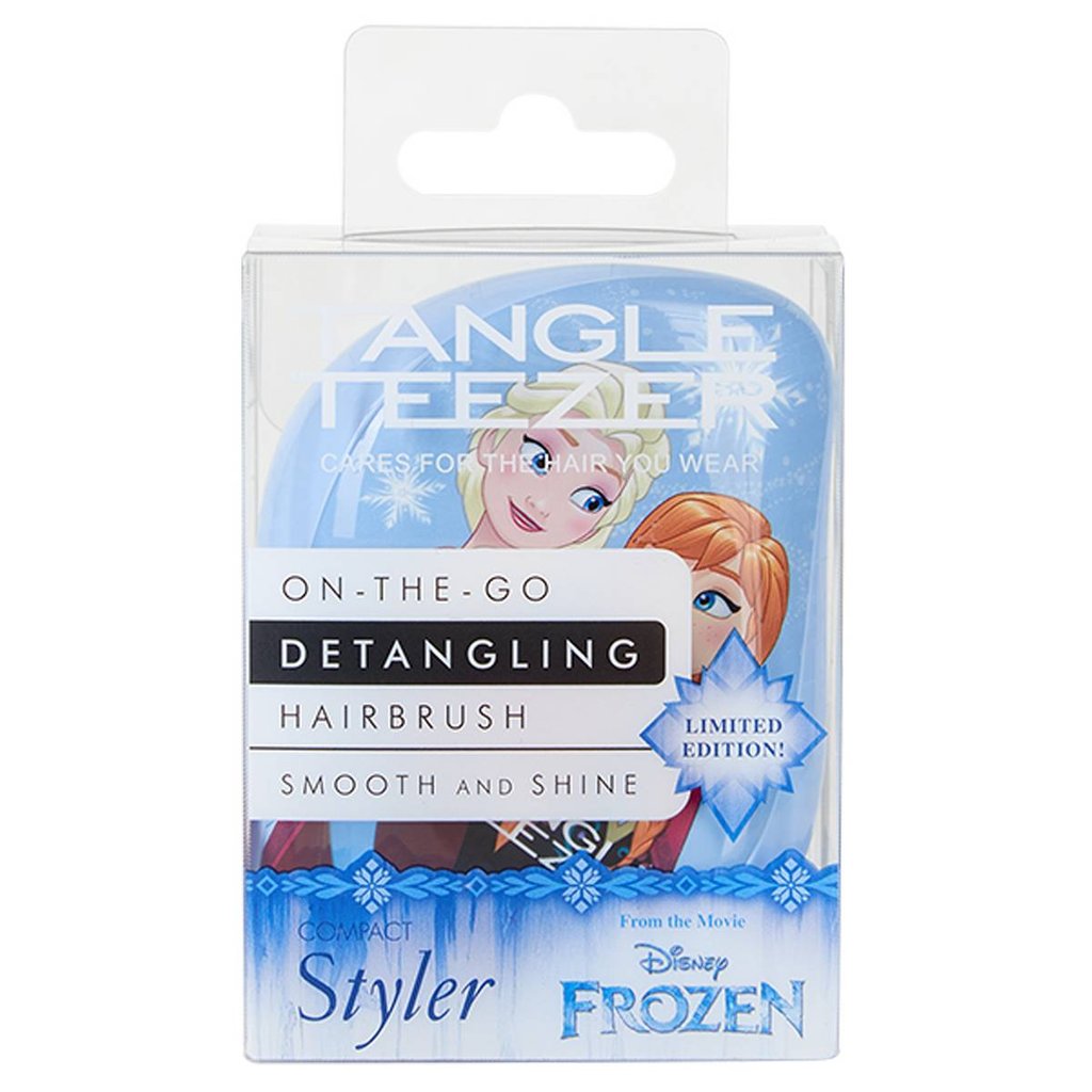 หวีมหัศจรรย์ Tangle Teezer On-The-Go Compact Styler Detangling Hairbrush (Disney Frozen Limited Edition)