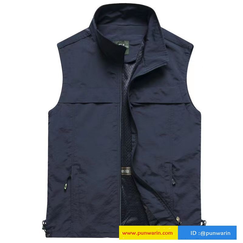 เสื้อกั๊กพิมพ์ลายหลายกระเป๋าสำหรับผู้ชายไซส์ใหญ่ในช่วงฤดูร้อนใหม่สำหรับผู้ชายและผู้หญิง เสื้อกั๊กถ่ายภาพกลางแจ้ง เสื้อกั๊กปีนเขา N6811004 สีภาพ S-6XL