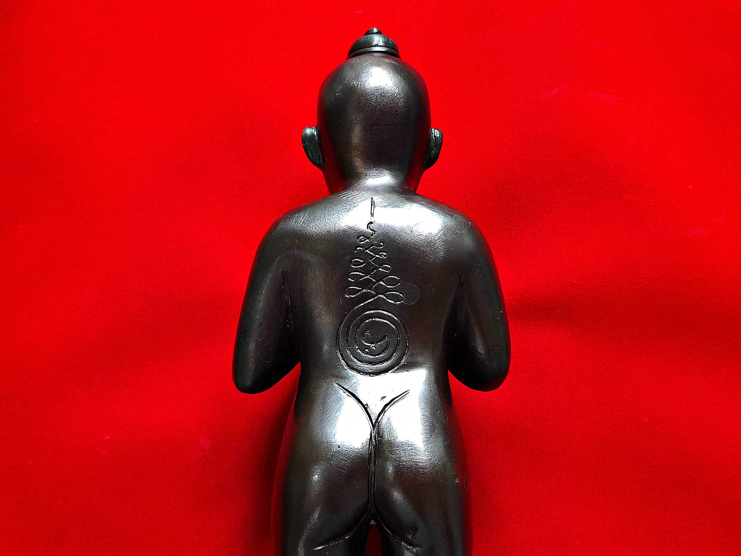 กุมาร หนูนุ้ย รุ่นแรก (ขนาดใหญ่ ตั้งบูชา สูง10นิ้ว จัดสร้าง99องค์) เนื้อทองเหลือง พิธีใหญ่ รุ่นแรก วัดโมคลาน จ.นครศรีธรรมราช ปี2565 #รับประกันแท้